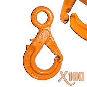 X100® Grade 100 Eye Self Locking Hook – Advantage Sales & Supply, LLC