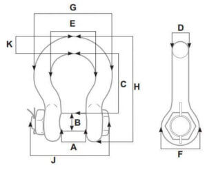 X100® Bolt Type Anchor Shackles