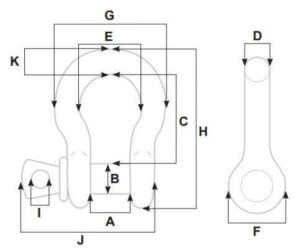 X100® Screw Pin Anchor Shackles