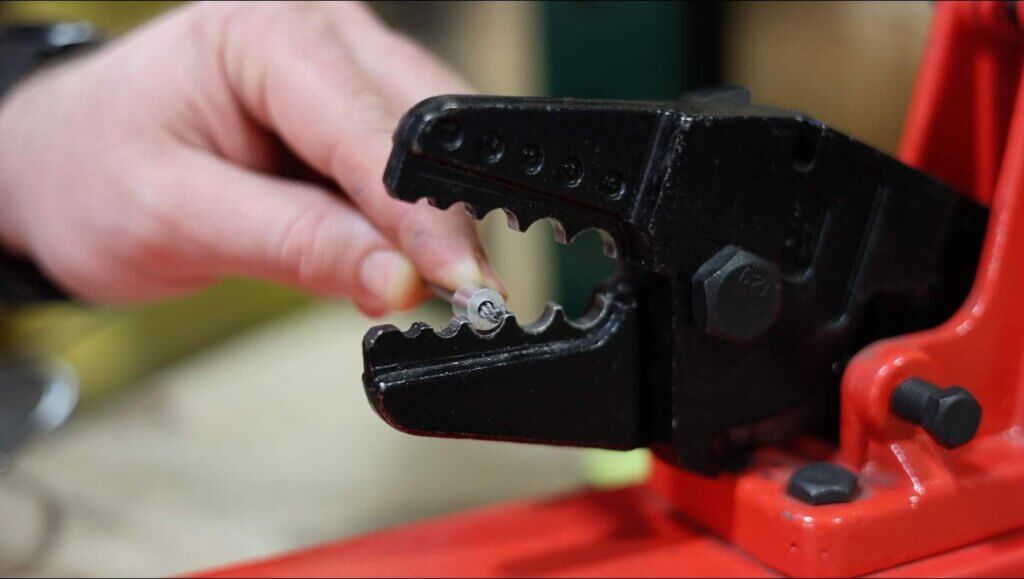 Insert the Stop and Cable into Same-Size Cavity