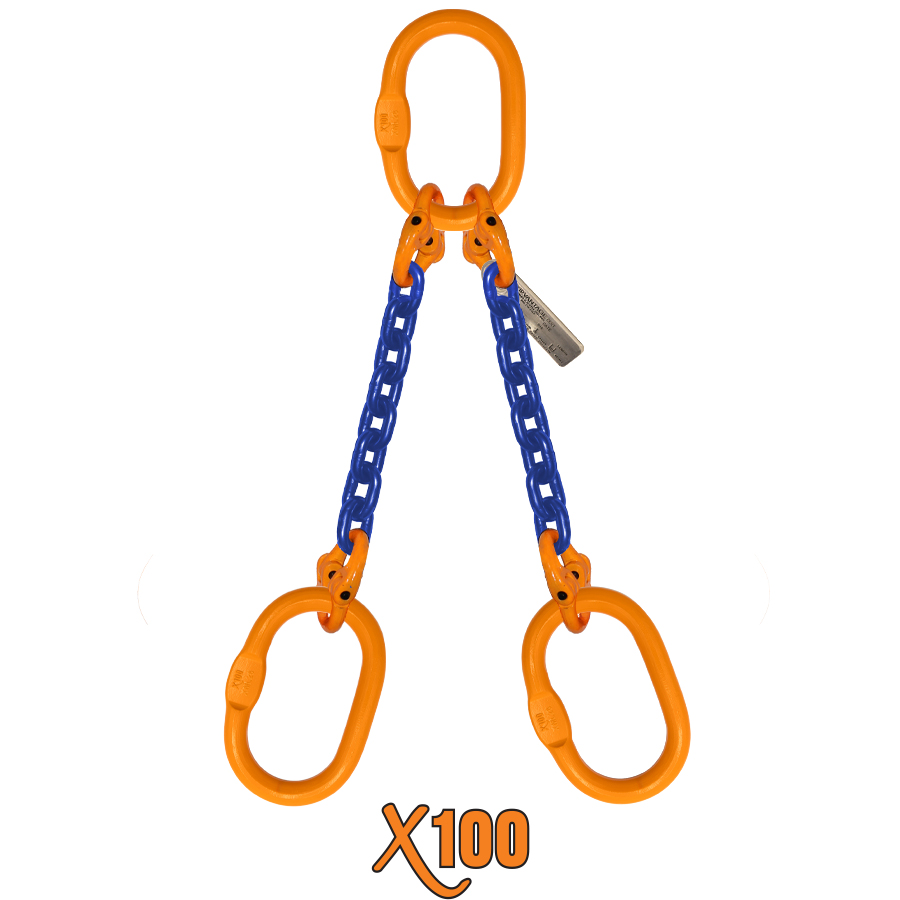 X100 Double Leg Chain Slings