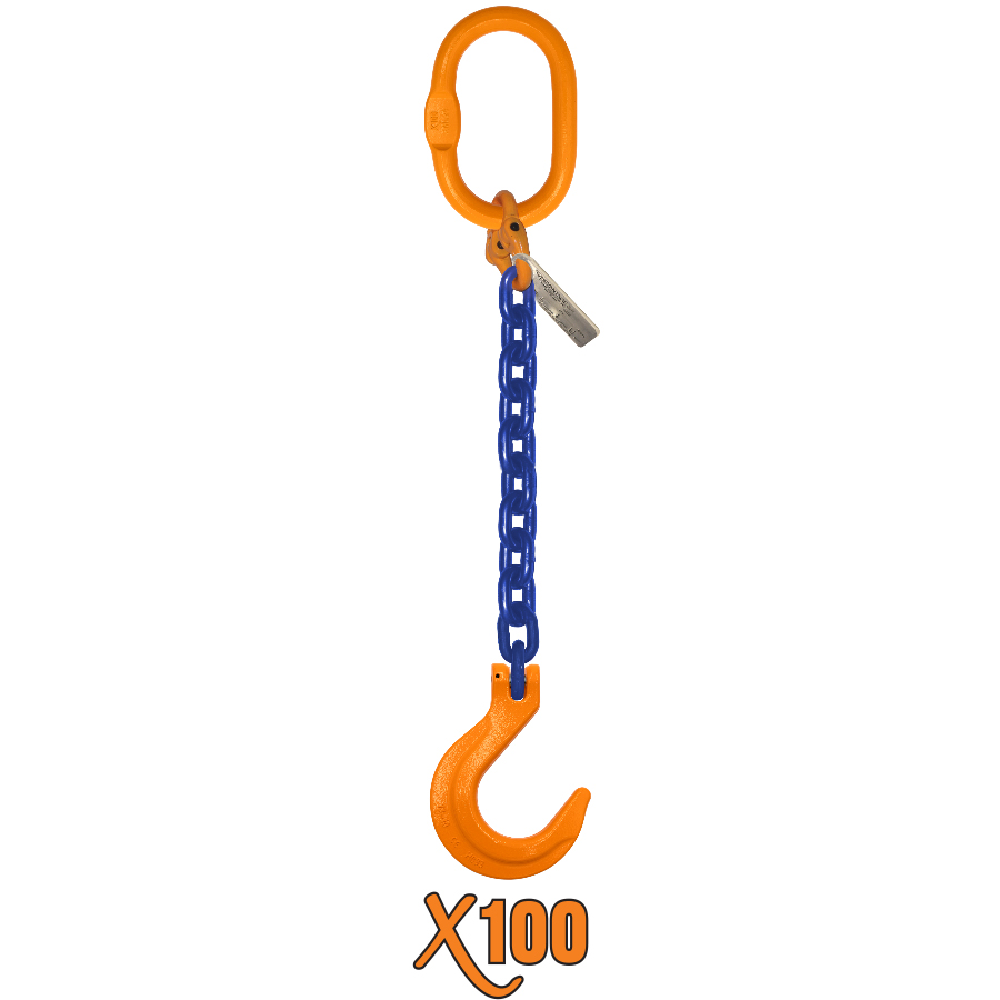 X100 Single Leg Chain Slings