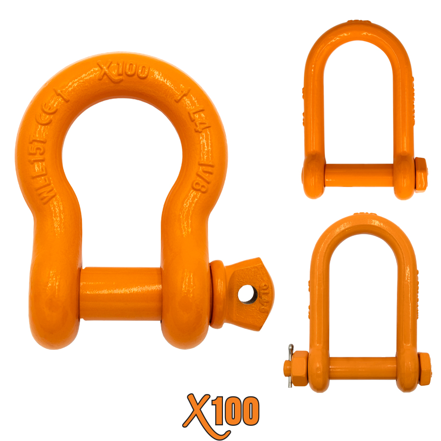 X100® All Alloy Shackles